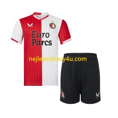 Fotbalový Dres Feyenoord Rotterdam Dětské Domácí 2023/24